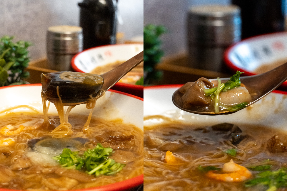 台北|麵線陳專業麵線 內湖創始總店|蒜香加皮蛋堪稱絕配的麵線配料 還有蝦子 一碗居然不到百元 台北|麵線陳專業麵線 內湖創始總店|蒜香加皮蛋堪稱絕配的麵線配料 還有蝦子 一碗居然不到百元