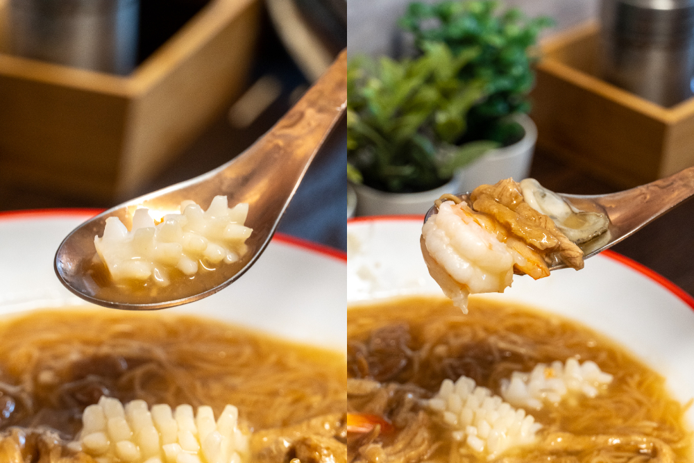 台北|麵線陳專業麵線 內湖創始總店|蒜香加皮蛋堪稱絕配的麵線配料 還有蝦子 一碗居然不到百元 台北|麵線陳專業麵線 內湖創始總店|蒜香加皮蛋堪稱絕配的麵線配料 還有蝦子 一碗居然不到百元