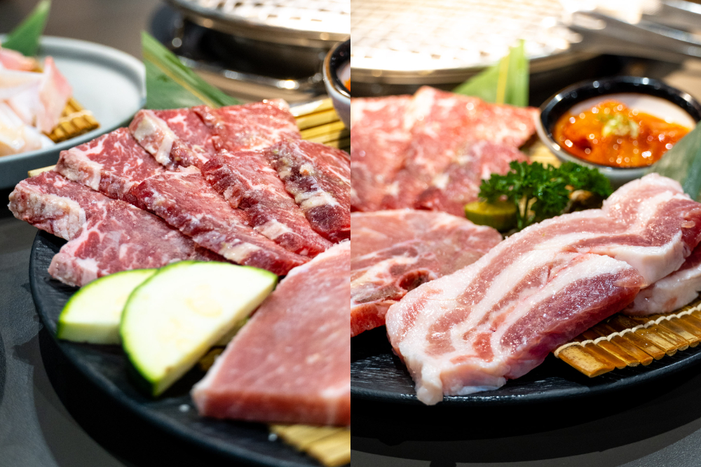 高雄｜伊氣燒肉｜燒肉控注意 三拼拼盤一次嚐到三種肉質 滷牛舌飯香到不行