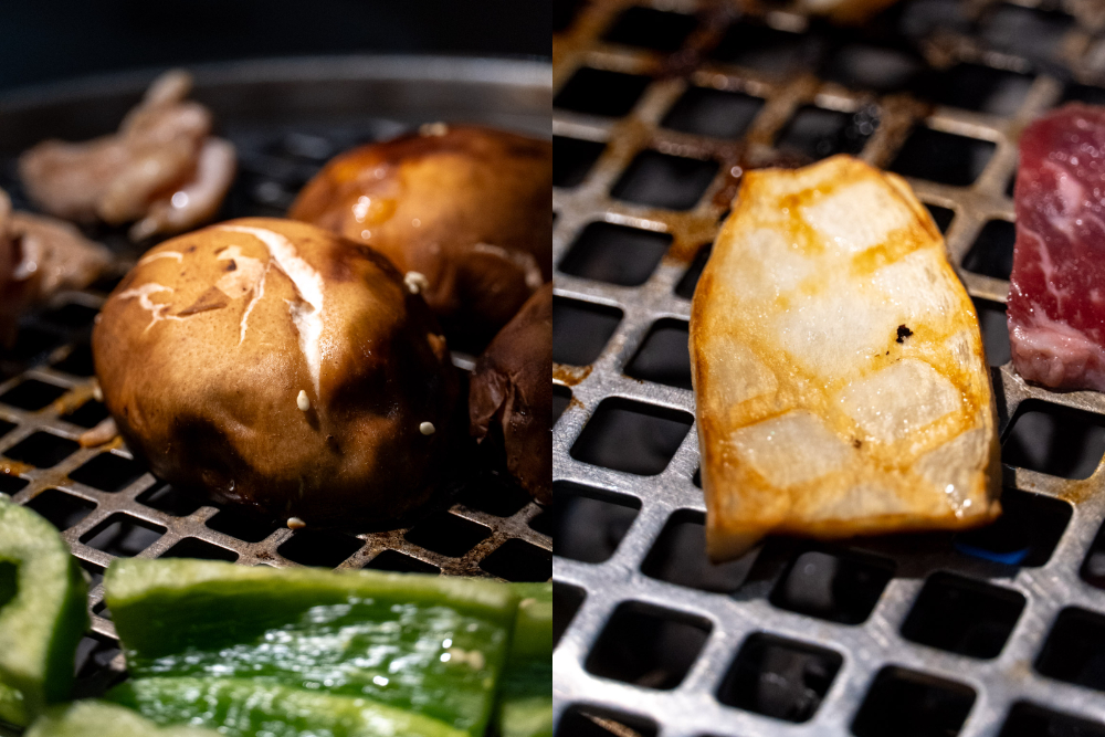 高雄｜伊氣燒肉｜燒肉控注意 三拼拼盤一次嚐到三種肉質 滷牛舌飯香到不行