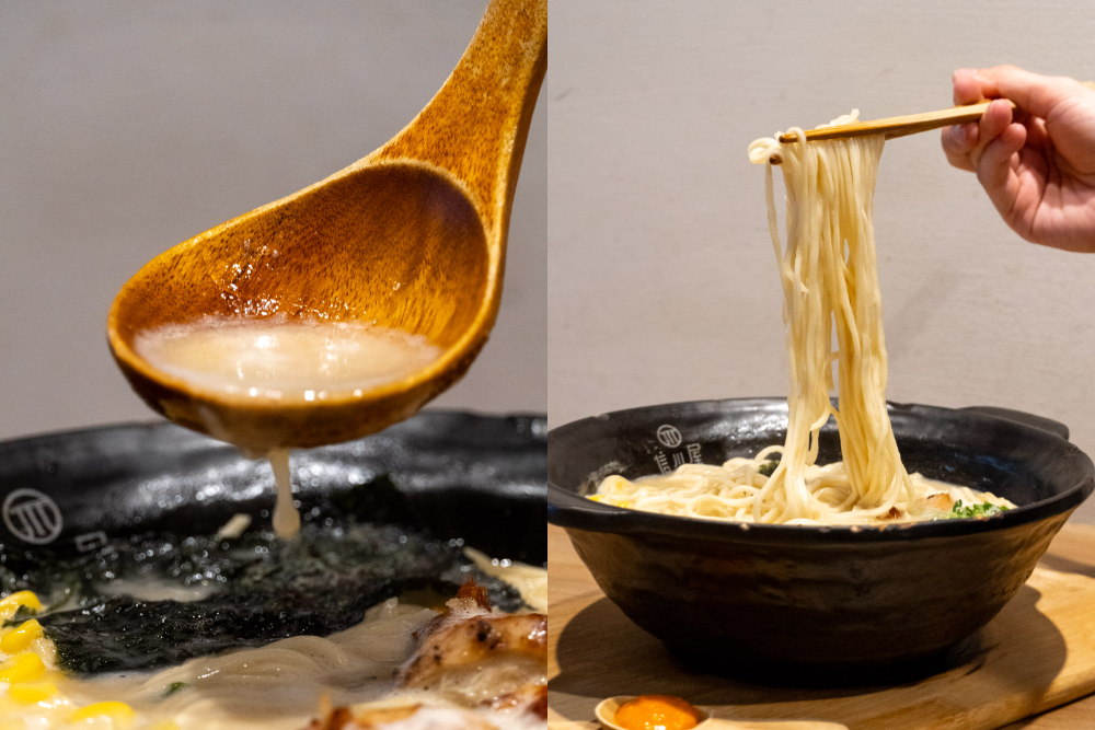 台中｜信川屋博多豚骨拉麵店｜勤美隱藏巷弄激推拉麵店 一吃就回不去的彩虹拉麵