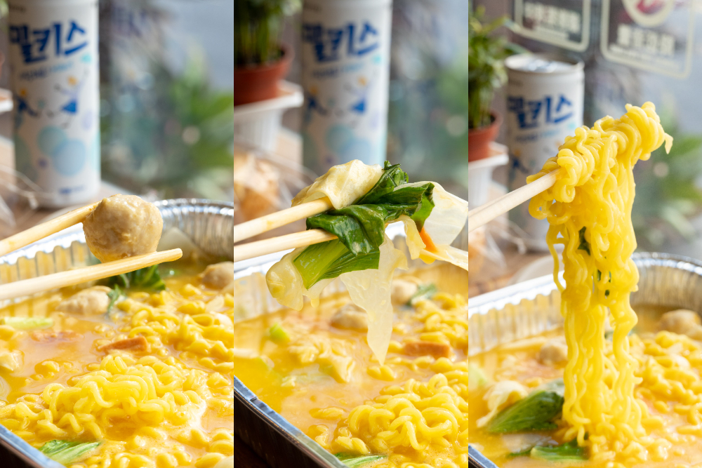 台中｜遊盒麵崇德店｜台中北屯宵夜必收 24 小時無人泡麵店 隨時吃得到泡麵＋甜點