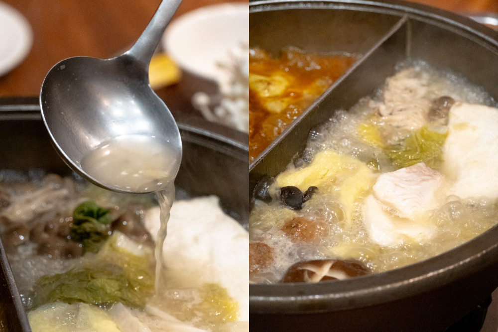 台中｜大紅燈籠 東北酸菜白肉鍋｜台中太平必吃酸菜白肉鍋 搭配捲餅、手工家常餅超加分