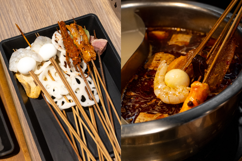 台北｜有點辣正宗麻辣串串鍋｜四川麻辣鍋空運來台 連韓國歐巴都喜歡的高人氣串串鍋