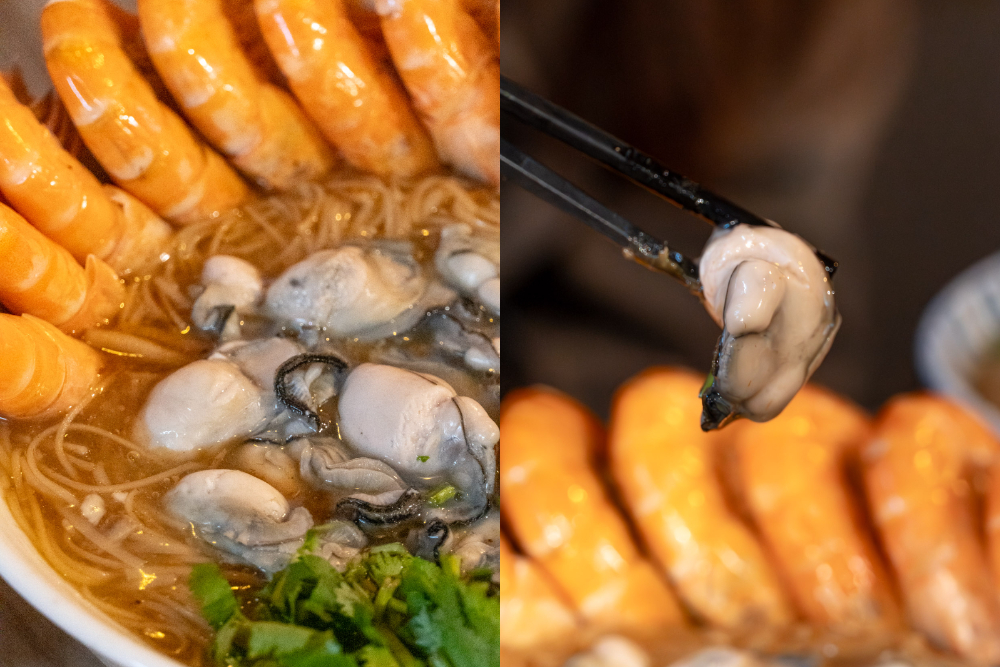 新竹｜享來初｜東門市場必吃麵線 柴魚高湯＋鹹酥雞超有特色