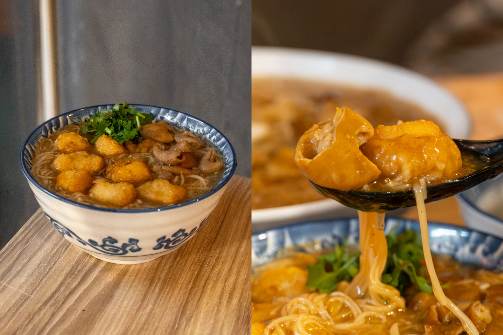 新竹｜享來初｜東門市場必吃麵線 柴魚高湯＋鹹酥雞超有特色