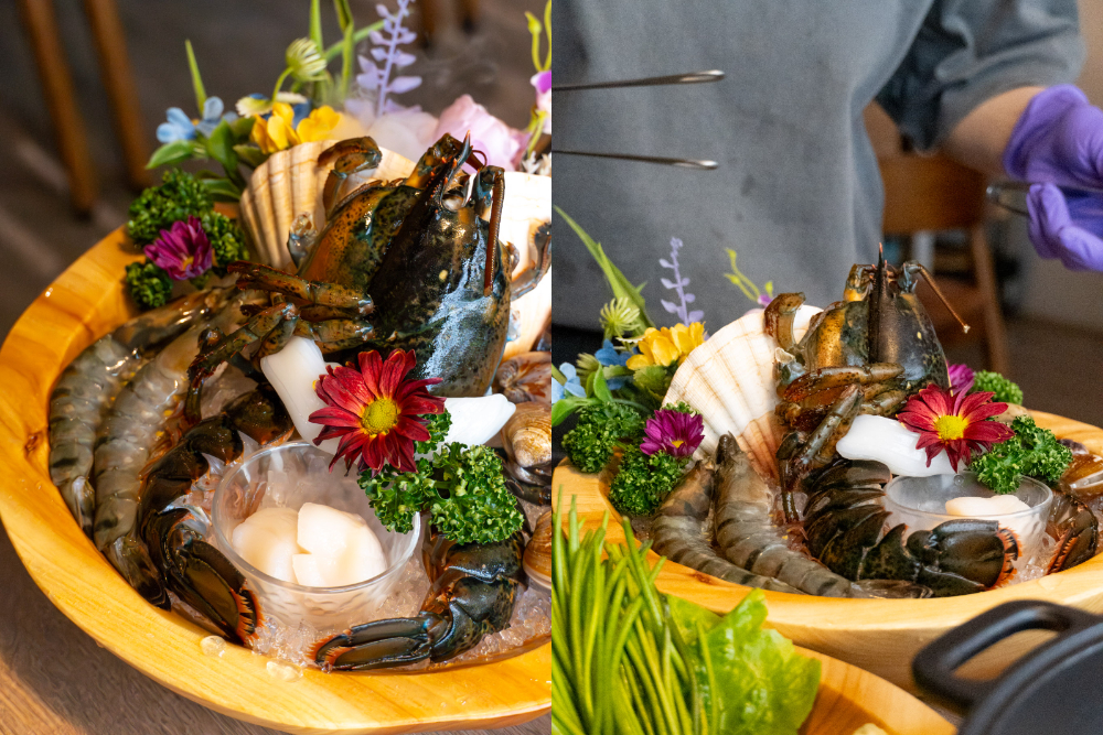 新竹｜樂馥luff 無菜單鍋物｜新竹唯一法式火鍋你吃過了嗎 1080就能享受到豪華的和牛與龍蝦