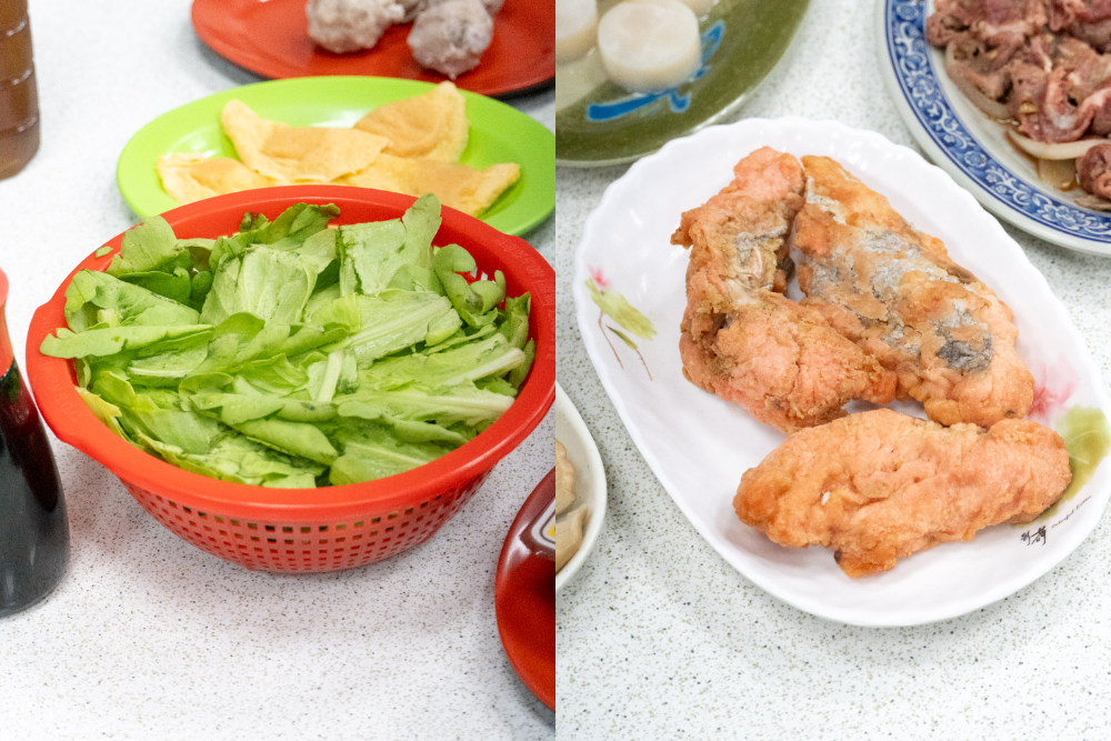 新竹｜大湖口火鍋城｜老街旁必吃石頭火鍋 桌邊爆炒香氣＋百元肉盤超高CP值