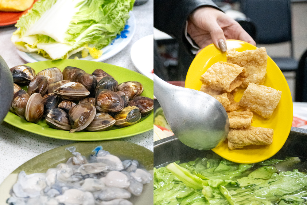 新竹｜大湖口火鍋城｜老街旁必吃石頭火鍋 桌邊爆炒香氣＋百元肉盤超高CP值